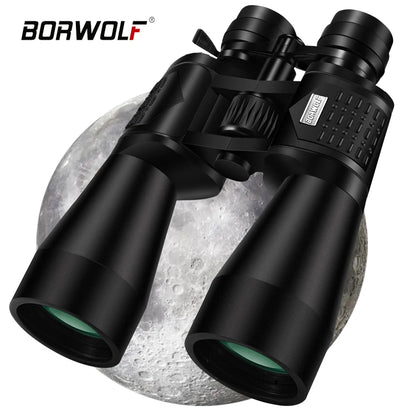 HD Light Binoculars 15-450X60 Night Vision Zoom for Hunting Bird Watching