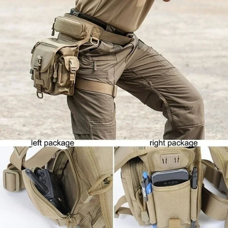 Waterproof Leg Wrap Outdoor Fishing Hiking Camping Belt Oxford Cloth