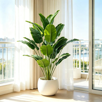 Large Artificial Tree Tropical Fake Palm Plant 67-112cm Home Decor