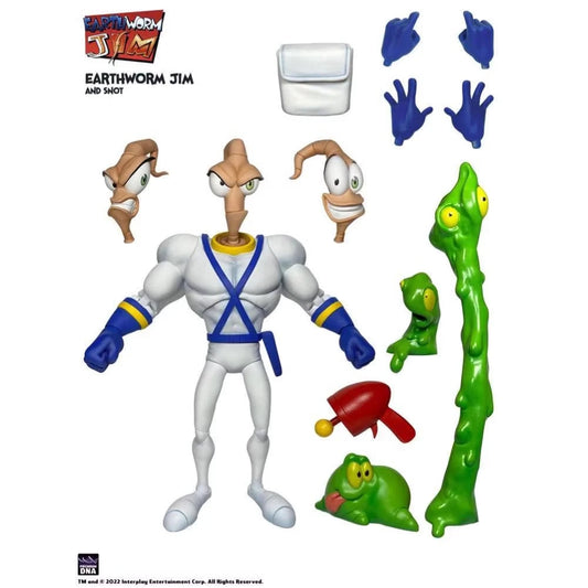 PDNA 1/12 Earthworm Jim Professor Monkey Psy Crow bob the killer Action Figure Collectible Toy Gift-EXPROTAS