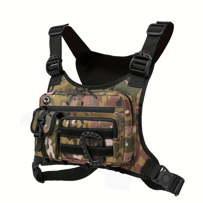Tactical Chest Bag for Running Cycling EDC Men Women Outdoor Vest Rig