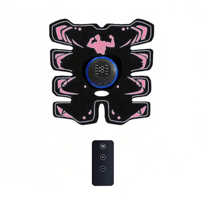 Rechargeable EMS Muscle Trainer Belt Abdominal Fitness Stimulator Exercise