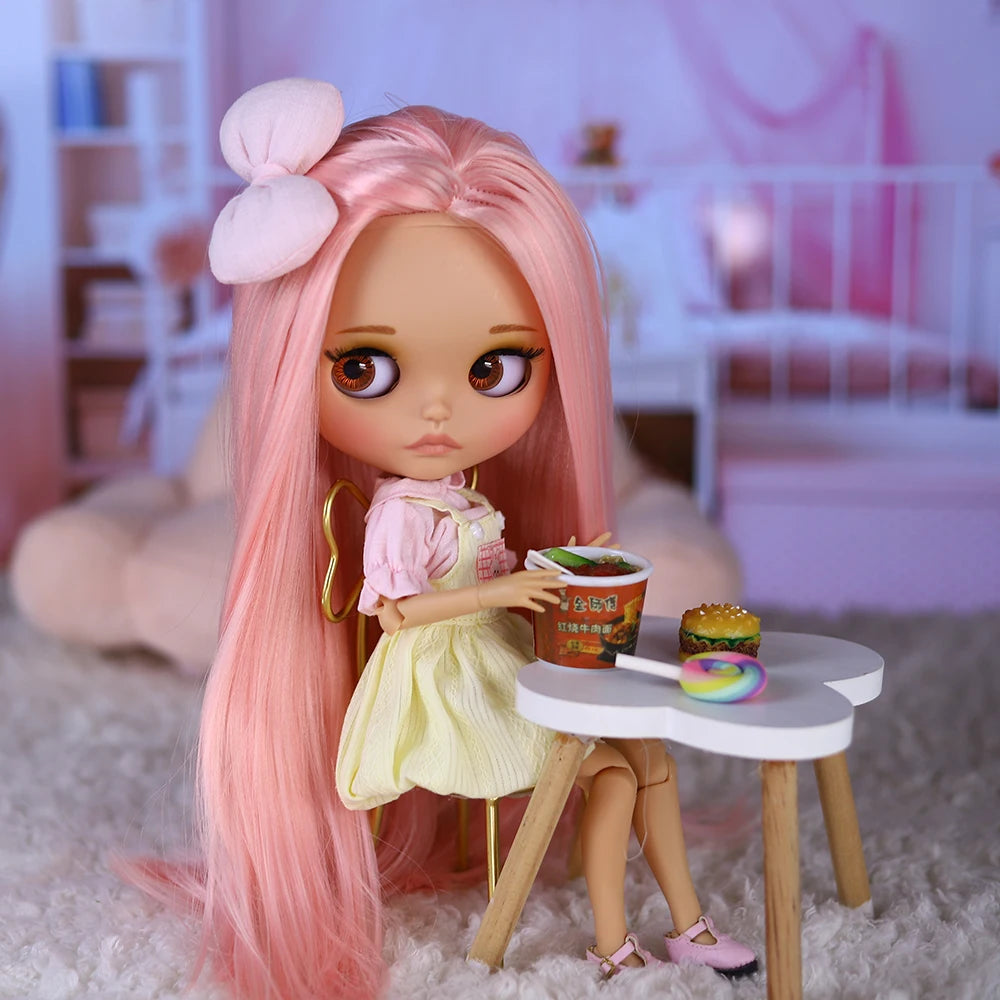 Icy Dbs Blyth Doll 1/6 Joint Body Brown Skin 30cm BJD Toy
