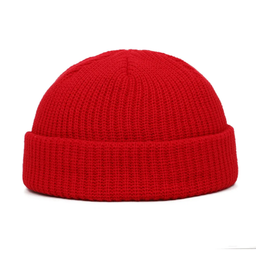 Winter Warm Beanies Wool Knitted Hat Casual Unisex Adult Men Female