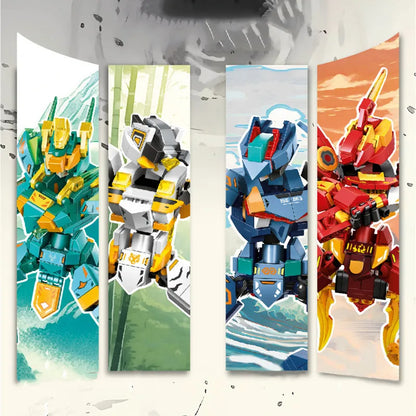 SEMBO Xuanwu Divine Beast Mecha Building Blocks Animal Robot Model Bricks Toy Gift
