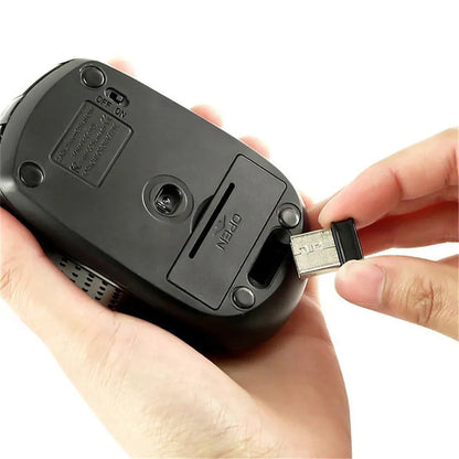 Optical Wireless Mouse Slim 2.4G Gaming Mini Mice for Laptop PC DPI1600