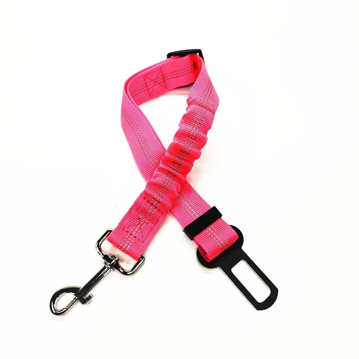 Adjustable Dog Car Seat Belt Harness Travel Safety Elastic Restraint Strap