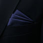 Mens Pocket Square Handkerchief Solid Satin Wedding Accessories