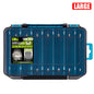 Samolla Tackle Box Double-Sided Compact Fishing Storage for Lures & Baits