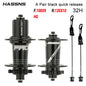 HASSNS PRO7 Hub HG XD MS 32H J-Bend 4 Bearing Freehub for Shimano 8-12 Speed