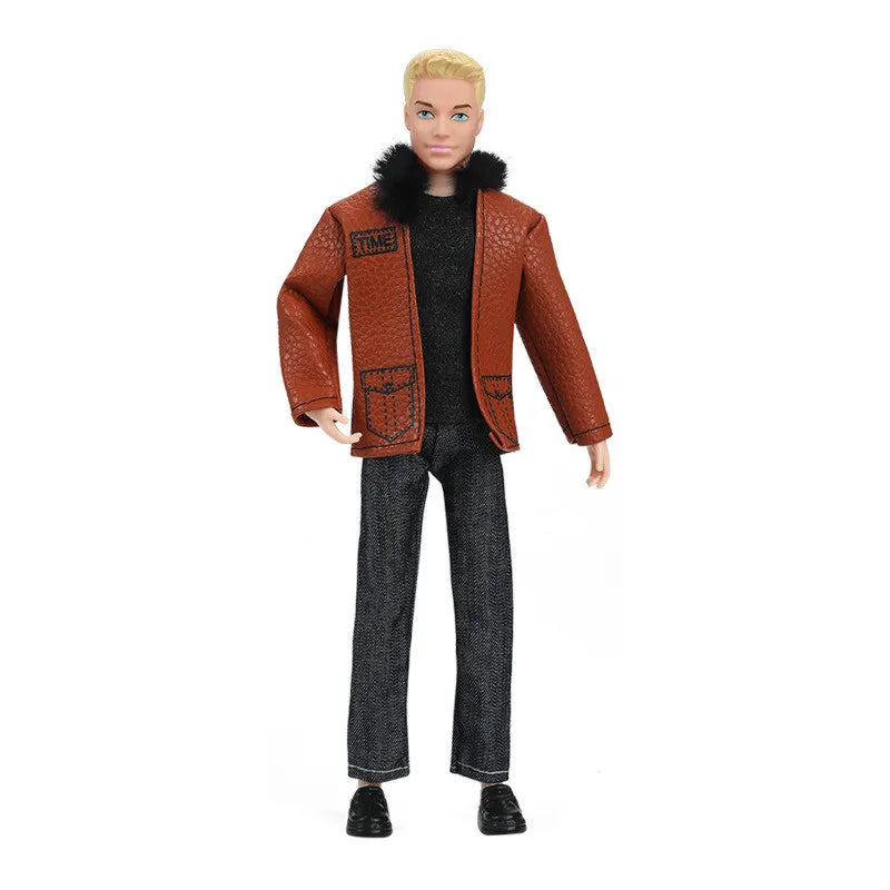 30cm Fashion Ken Doll 1/6 Movable Joints Clothes Suit Dress-Up Toy