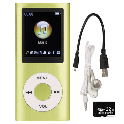 1.8" LCD MP3 Music Player Slim Portable Lossless Sound Multi-Function