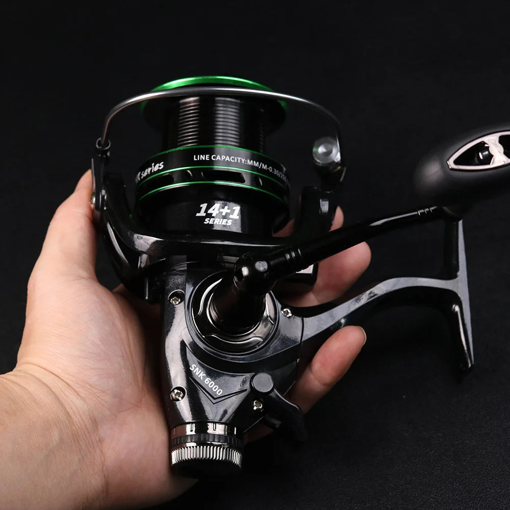 EXPROTAS Design Fishing Reel Spinning Feeder Carp Fishing Gear
