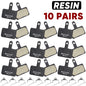 BUCKLOS Resin Disc Brake Pads for Shimano B01S B03S B05S MTB Hydraulic Bike