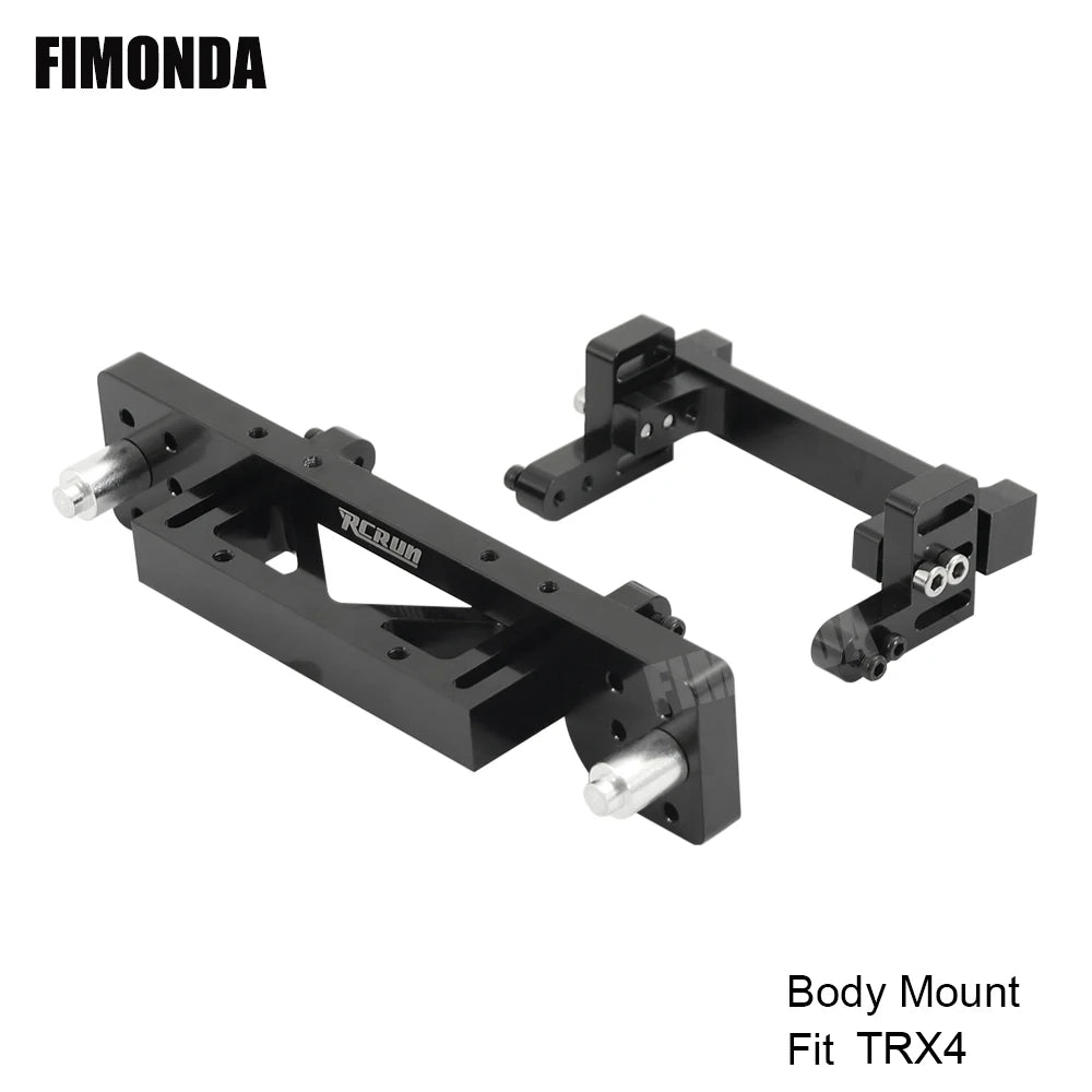 1/10 RC Crawler LC80 ABS Body Interior Roof Rack Bull Bar LED SCX10 TRX4
