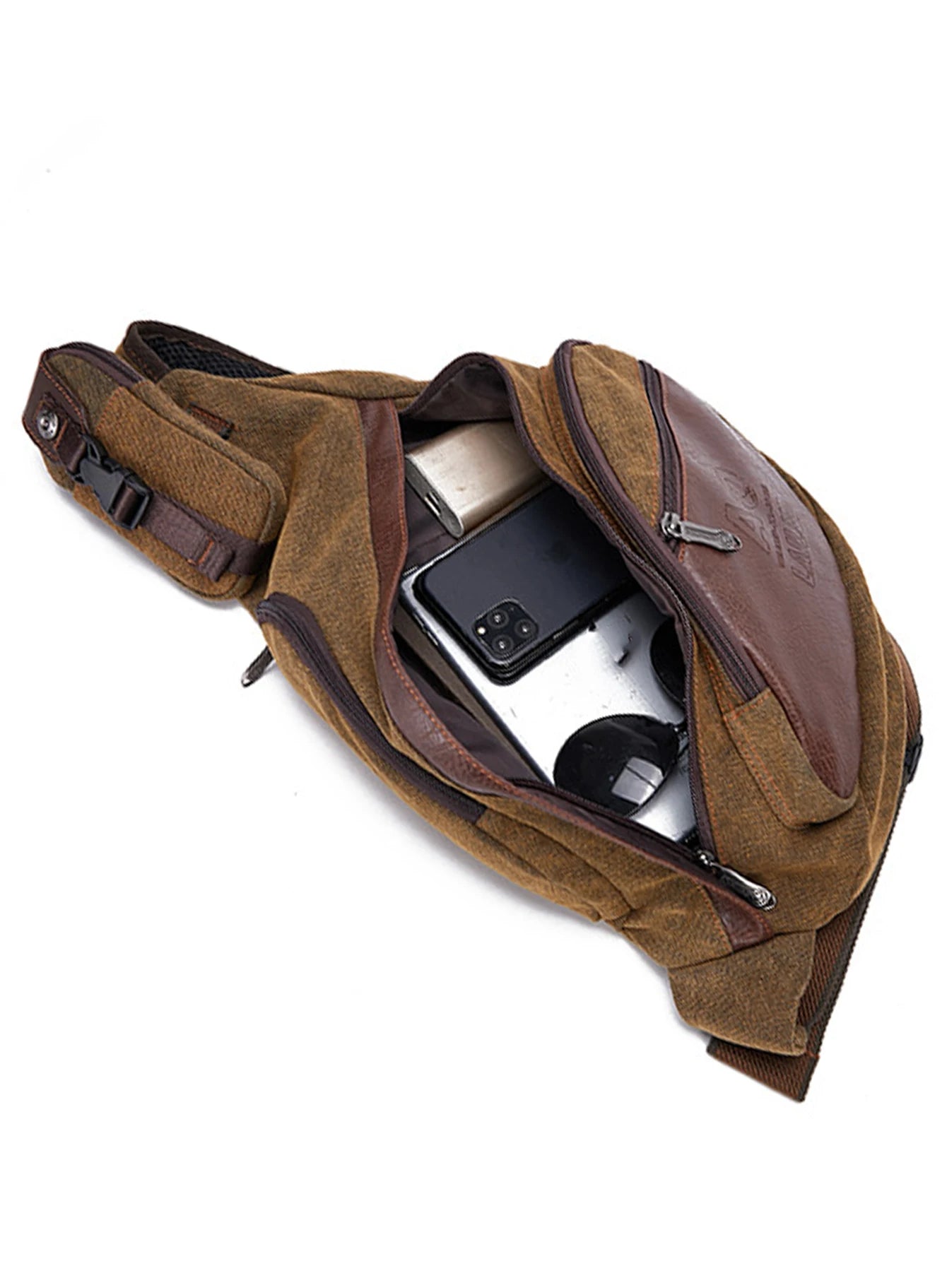 Men Sling Backpack Cross body Messenger Chest Bag Rucksack Laptop Climb Military Sports Travel Canvas Male One Shoulder Bags-EXPROTAS