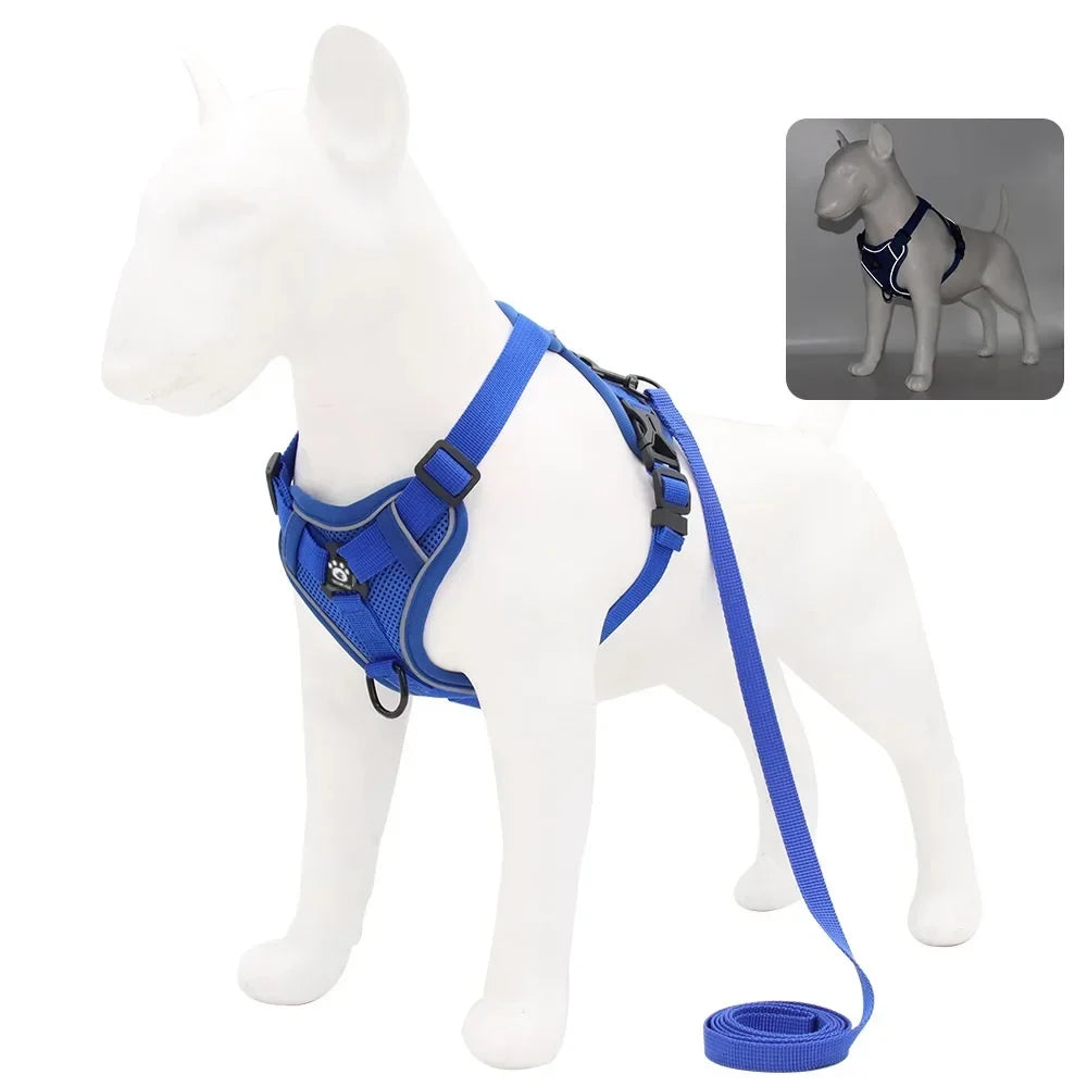 Dog Vest Strap Harness Reflective Adjustable Padded for Puppy and Cats