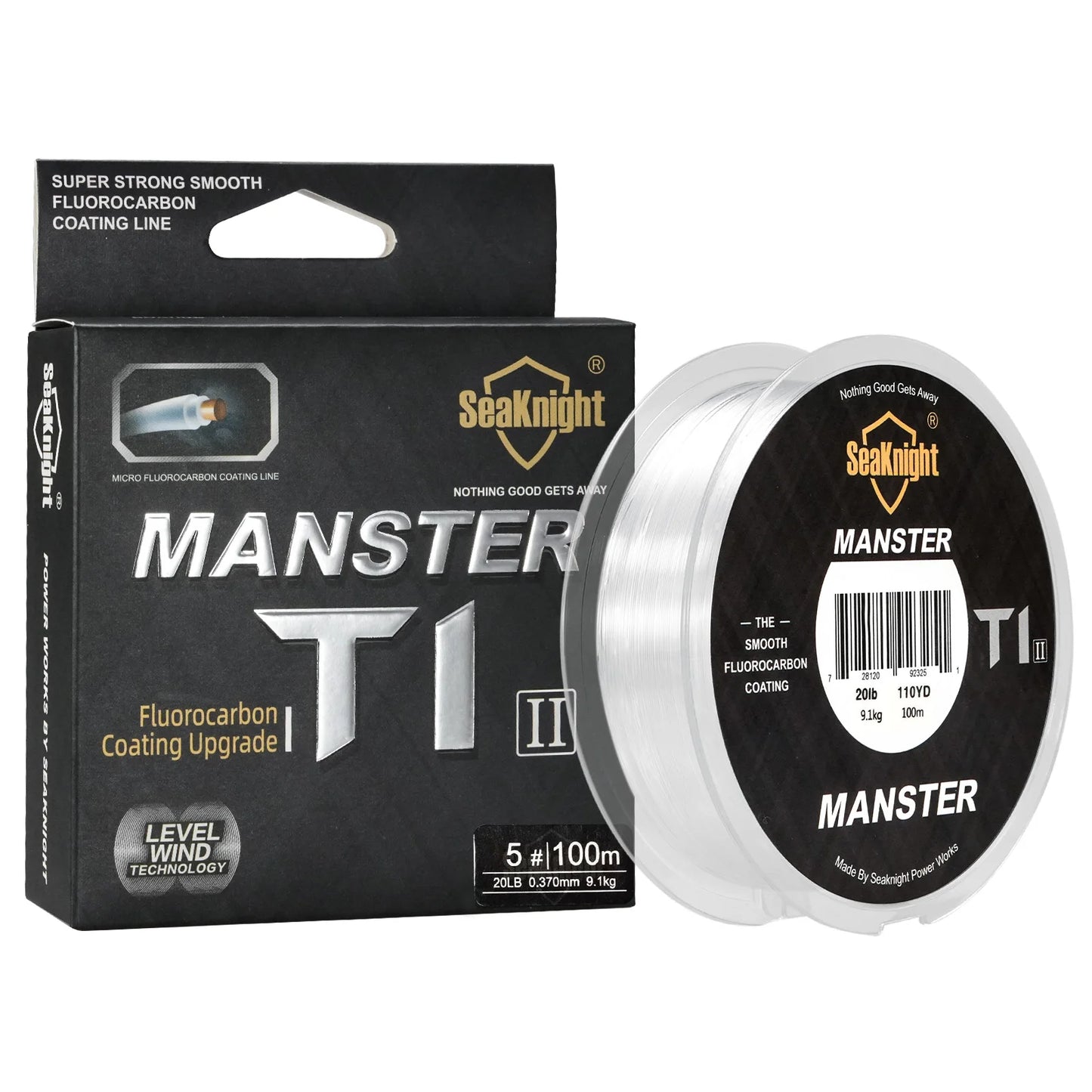 Fishing Line 100M Fluorocarbon Coating SeaKnight Manster 3-100LB
