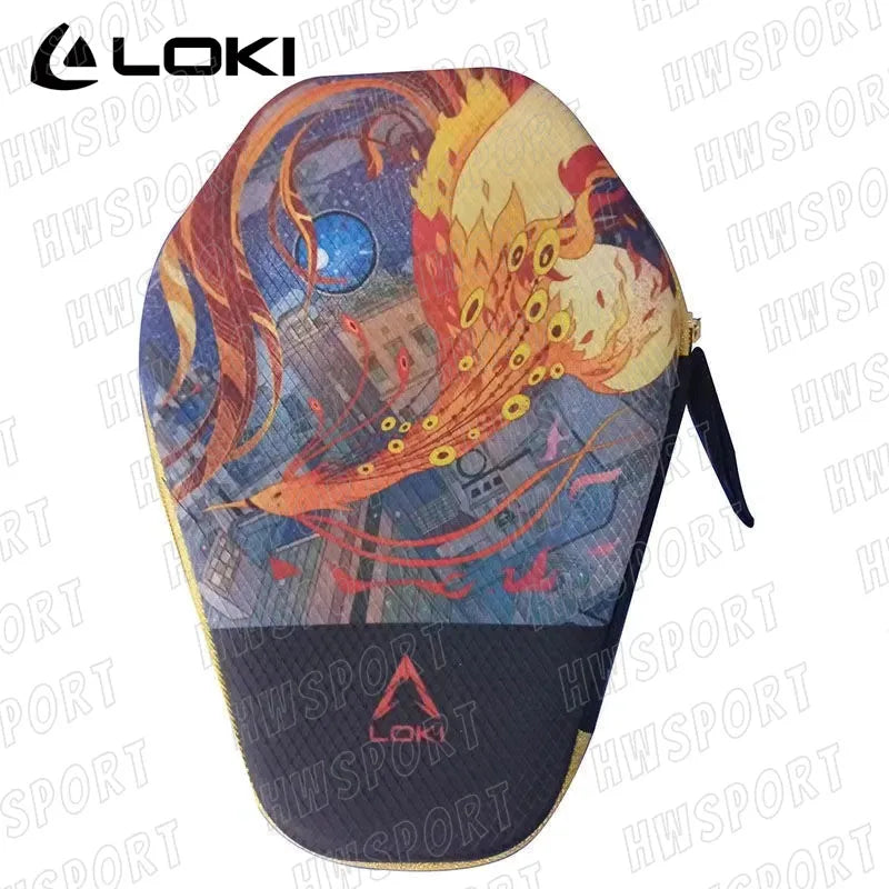 LOKI Table Tennis Racket Case Hard Shell Ping Pong Racket Paddle Cover Bag Durable EVA Inner Table Tennis Accessories-EXPROTAS