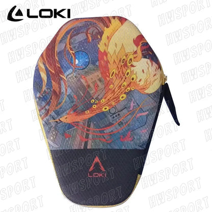 LOKI Table Tennis Racket Case Hard Shell Ping Pong Racket Paddle Cover Bag Durable EVA Inner Table Tennis Accessories-EXPROTAS