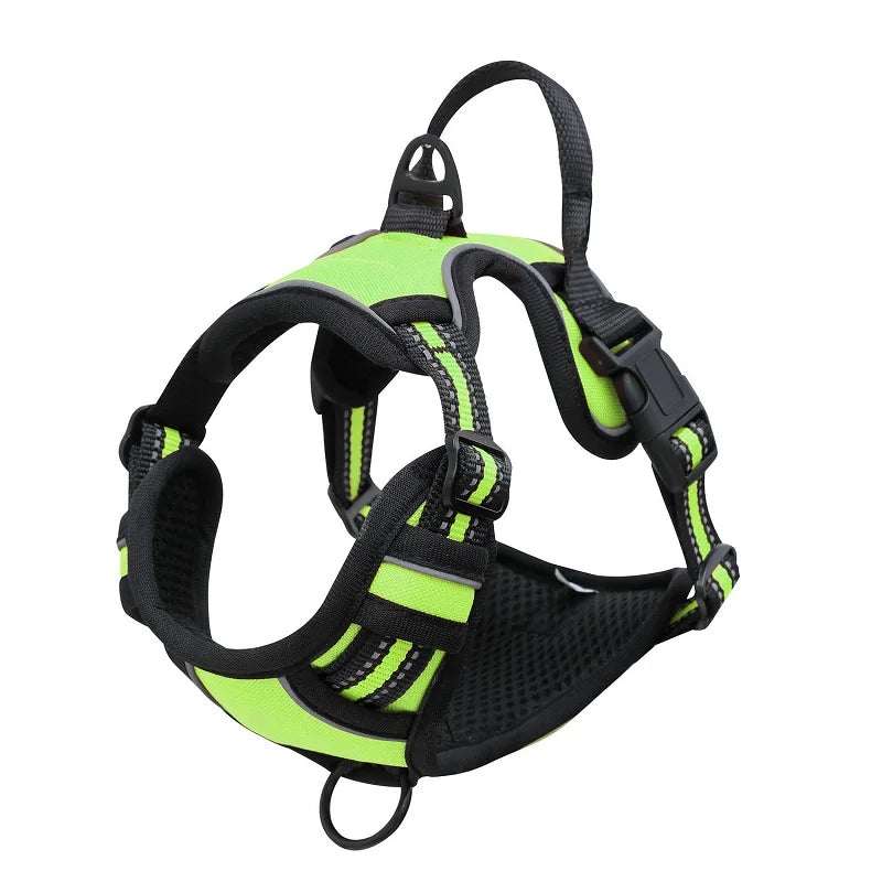 No Pull Dog Harness Adjustable Reflective Padded Handle for Large Dogs