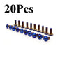 10Pcs Motorcycle Bolts Screw Titanium M5 M6 Torx Head 20mm 16mm Fixing
