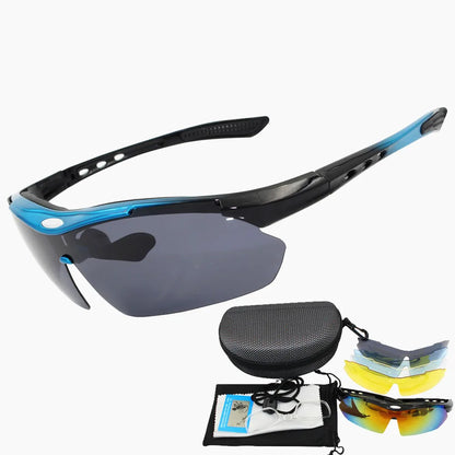 Polarised Cycling Sunglasses MTB Road Bike Goggles Outdoor Sports Eyewear
