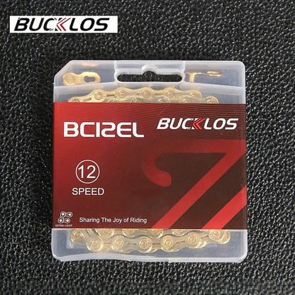 MTB Road Bike Chain BUCKLOS 8-12 Speed 116/126 Links Bicycle