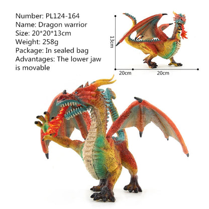 Realistic Western Mythology Dragon Action Figure for Kids Gift Toy