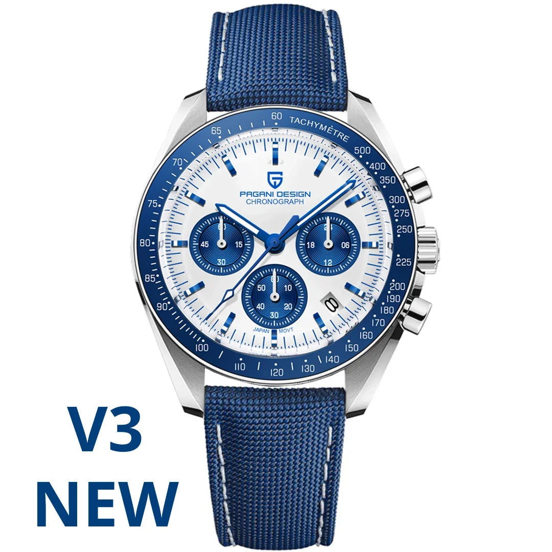 PAGANI DESIGN 2024 New Men's Watches Top Luxury Quartz Watch For Men Auto Date Speed Chronograph AR Sapphire Mirror Wrist watch-EXPROTAS