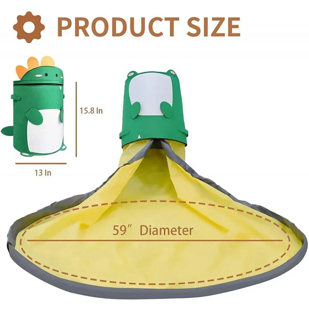 Large Toy Storage Bag Play Mat Portable Organizer for Building Blocks