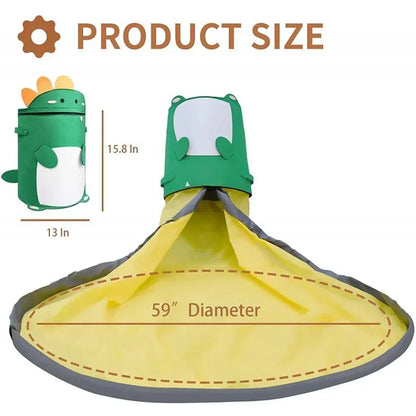 Large Toy Storage Bag Play Mat Portable Organizer for Building Blocks