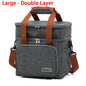 Insulated Lunch Bag Large Thermal Tote Cooler Box for Work Picnic Travel