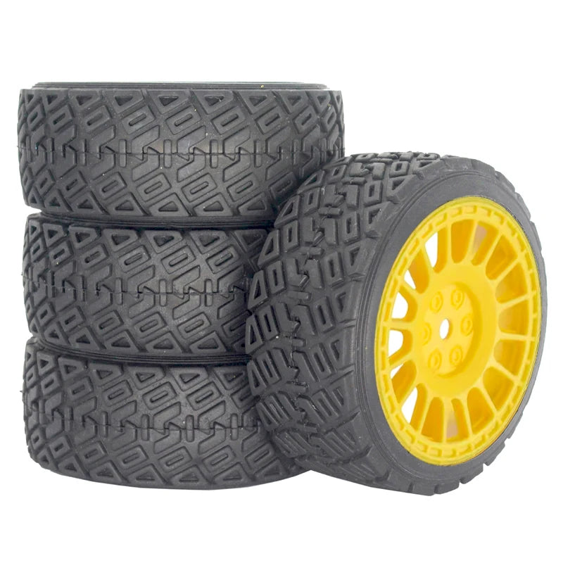 12mm Hex RC Wheels for 1/10 Rally Racing Car HSP HPI Tamiya Traxxas