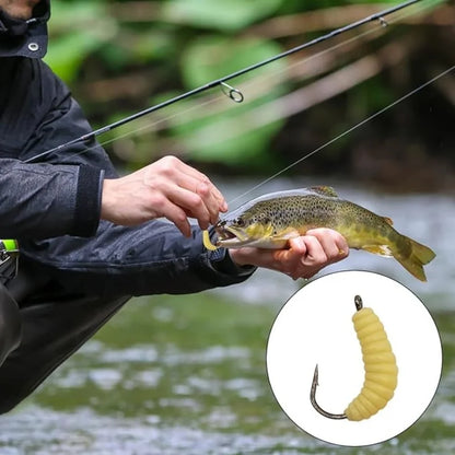 Rubber Fishing Bait Hooks for Bass Freshwater Lures with Hooks