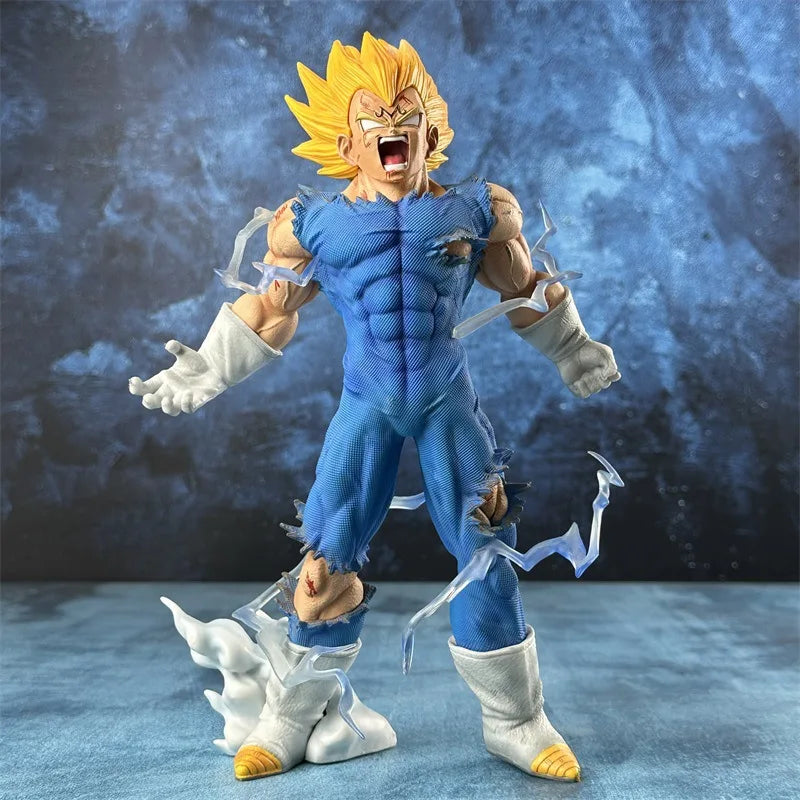 27cm Dragon Ball Z Majin Vegeta Self-Destruct Figure PVC Anime Statue Toy