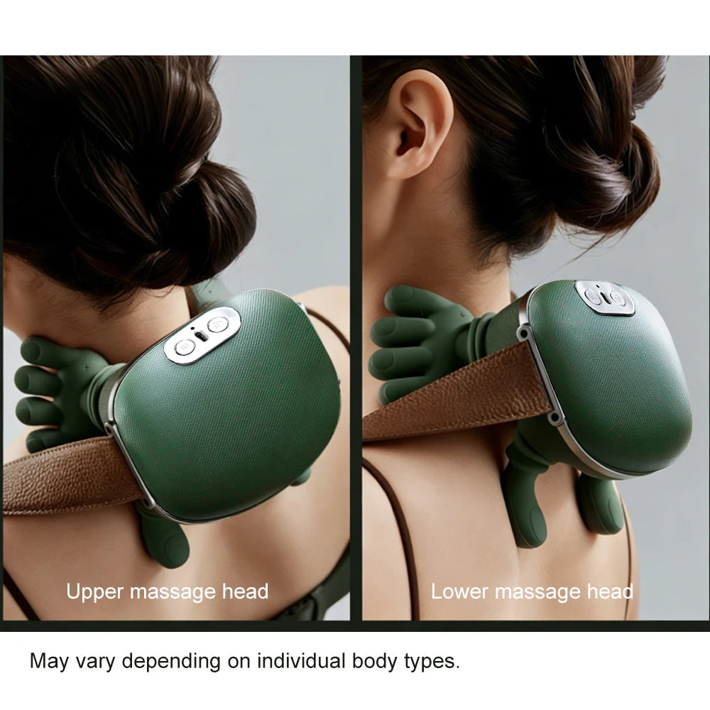 Bionic Finger Neck Massager Wireless Kneading Shoulder Massage Shawl