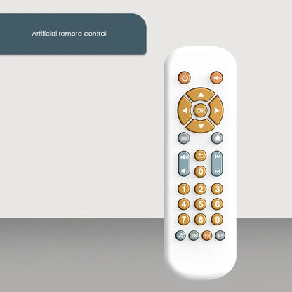 Tv Remote Control Toy for Baby with Music and Light Educational Infant Toy