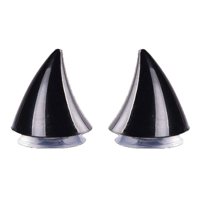 2PCS Motorcycle Helmet Horn Decoration Adhesive Suction Cup Accessories