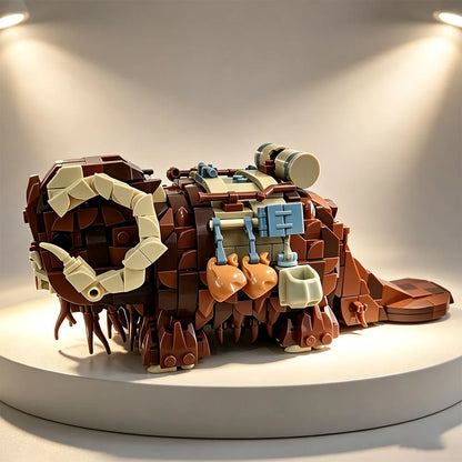 Action Monster Mount Building Blocks Rhino Constructor Model Bricks