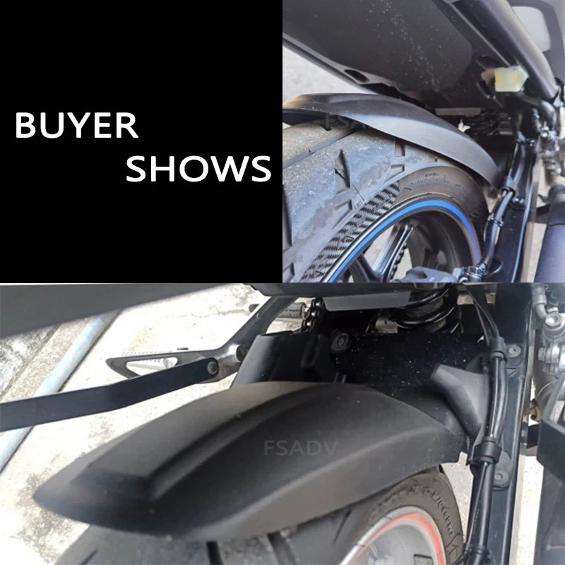 For HONDA NC750X NC750 X NC 750X 2012-2023 2018 2019 2020 2021 2022 Motorcycle Rear Fender Extender Mudguard Splash Guard Cover-EXPROTAS