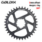 0/3/6mm Offset Goldix Chainring Narrow Wide Direct Mount for SRAM MTB