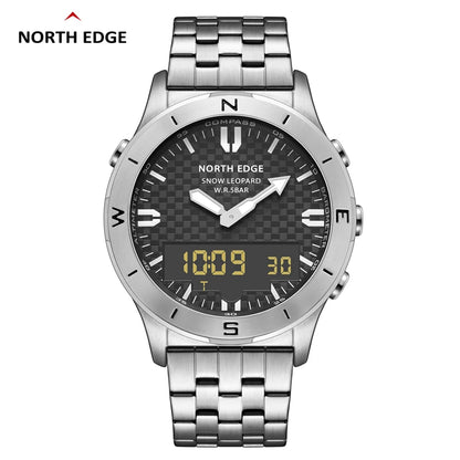 NORTH EDGE Men's Sports Digital Watches Business Luxury Watch For Men Waterproof 50M Altimeter Barometer Compass Luminous Clock-EXPROTAS