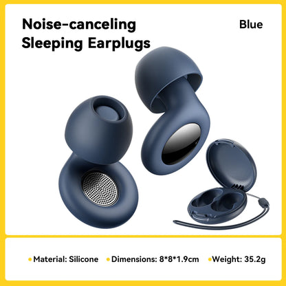 Silicone Ear Plugs Reusable Soft Noise Cancelling for Sleep Travel Work
