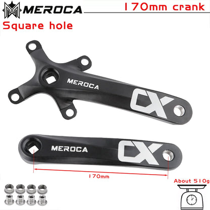 104BCD MTB Crankset 170mm Aluminum Square Taper 32T-42T Chainring