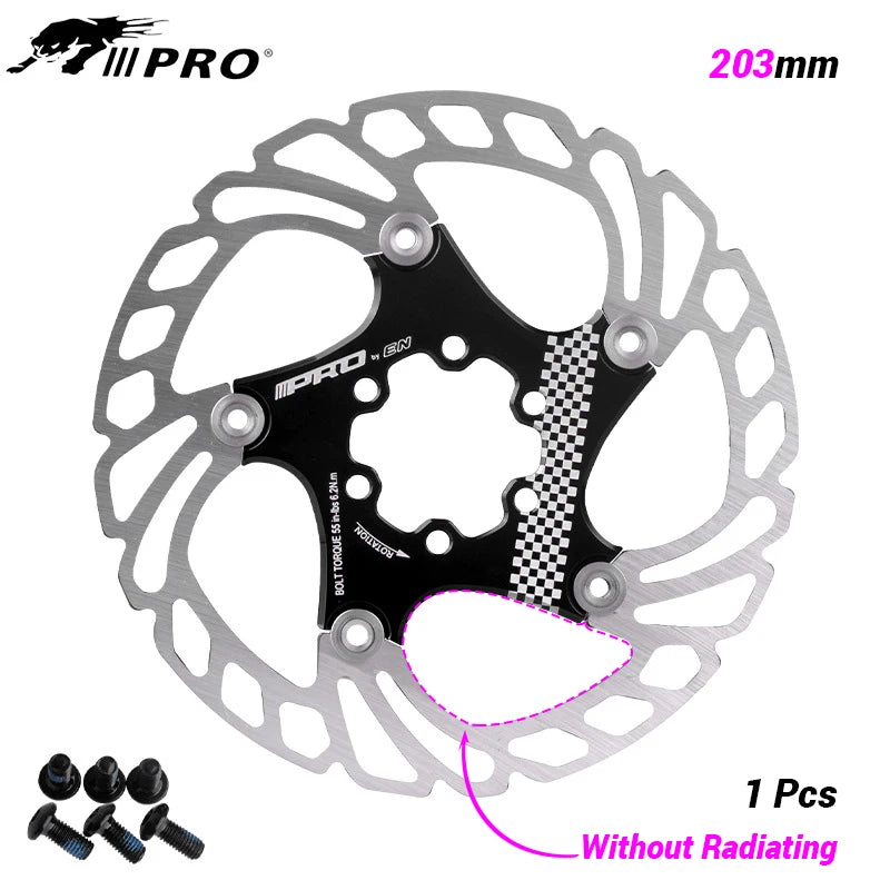 IIIPRO Floating Brake Rotor 160/180/203mm Cooling Disc for MTB DH Downhill Bikes