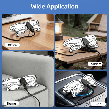 Charger Adapter for Ray-Ban Meta Glasses USB C Dock for Wayfarer