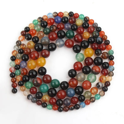 Natural Stone Loose Beads 12mm Round Gemstone for Jewellery Making DIY