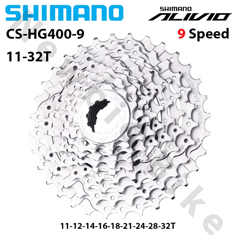 Shimano 9 Speed Cassette 11-25T 11-36T  Alivio HG400