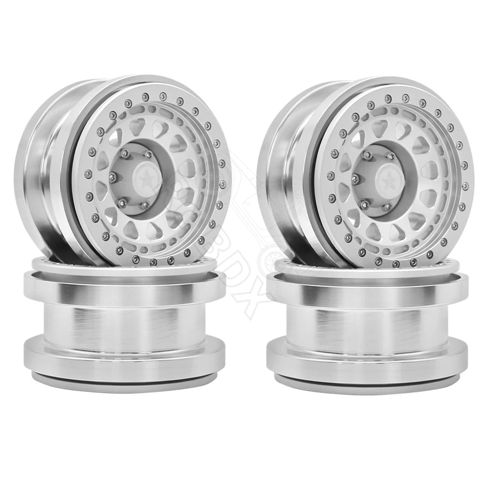 1/6 RC Crawler CNC Aluminum 2.9" Beadlock Wheel for Axial SCX6 - EXPROTAS